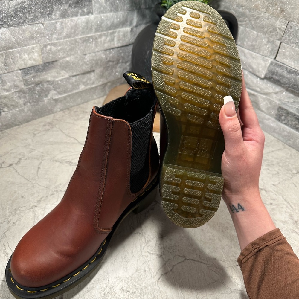 Burgundy Doc Martens - Picture 2 of 3